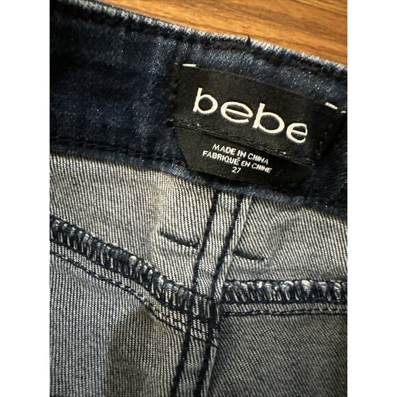 Bebe Jeans Womens Blue 27 Stretch - Picture 5 of 10